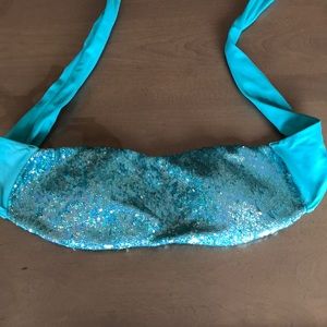 Victoria secret bandeau sequin bathing suit top